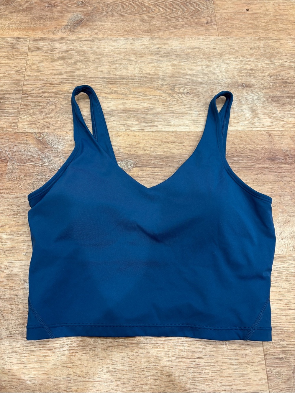 Amazon Deep Teal V-Neck Tank Bralette
